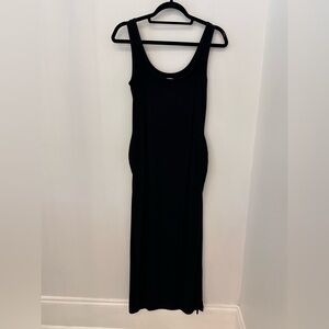 Maternity Old Navy Maxi SEXY Tank Dress Black XS LIKE NEW
